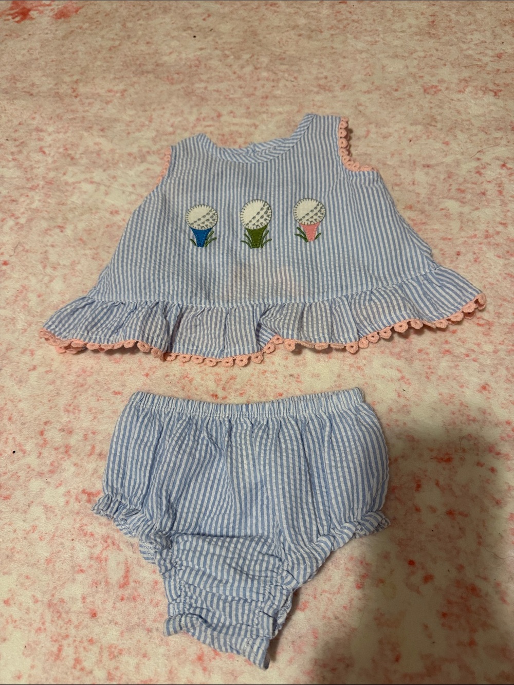 NWOT Mudpie golf diaperset
